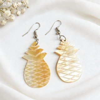 New Collection Artisan Handcrafted Shell Earrings from Bali